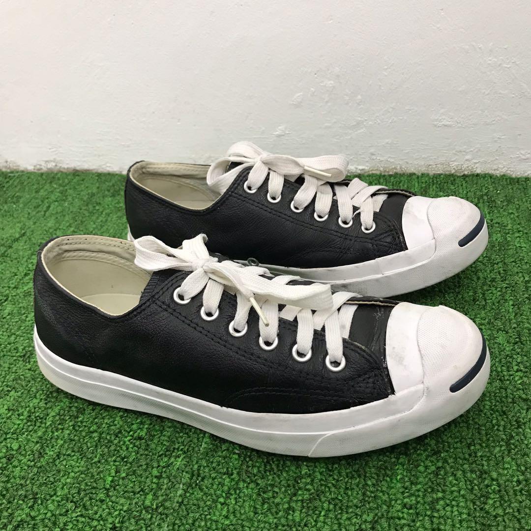 black leather converse size 6 uk