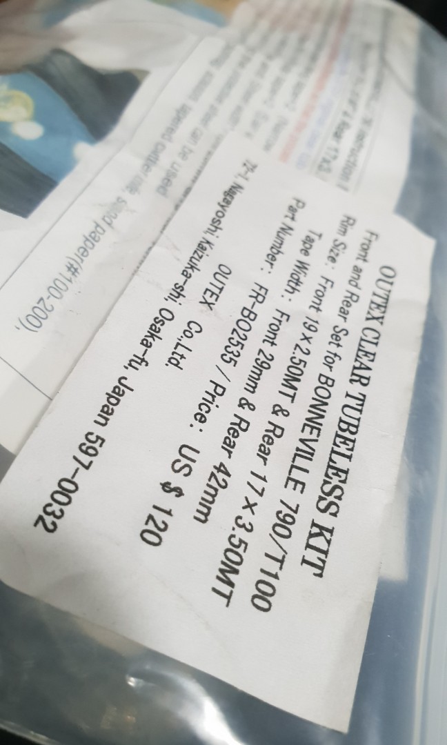 Convert your tubed rims/ wheels to tubeless Outex Tubeless Kit