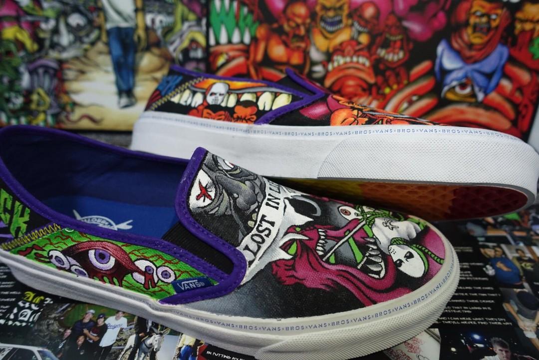 Mens custom best sale vans shoes