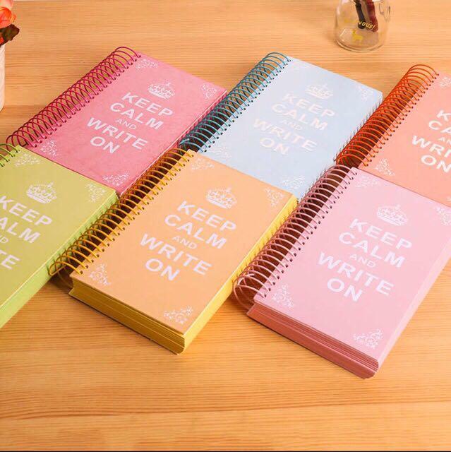 Cute Hardbound and Thick Notebooks (Pastel Colors), Hobbies & Toys