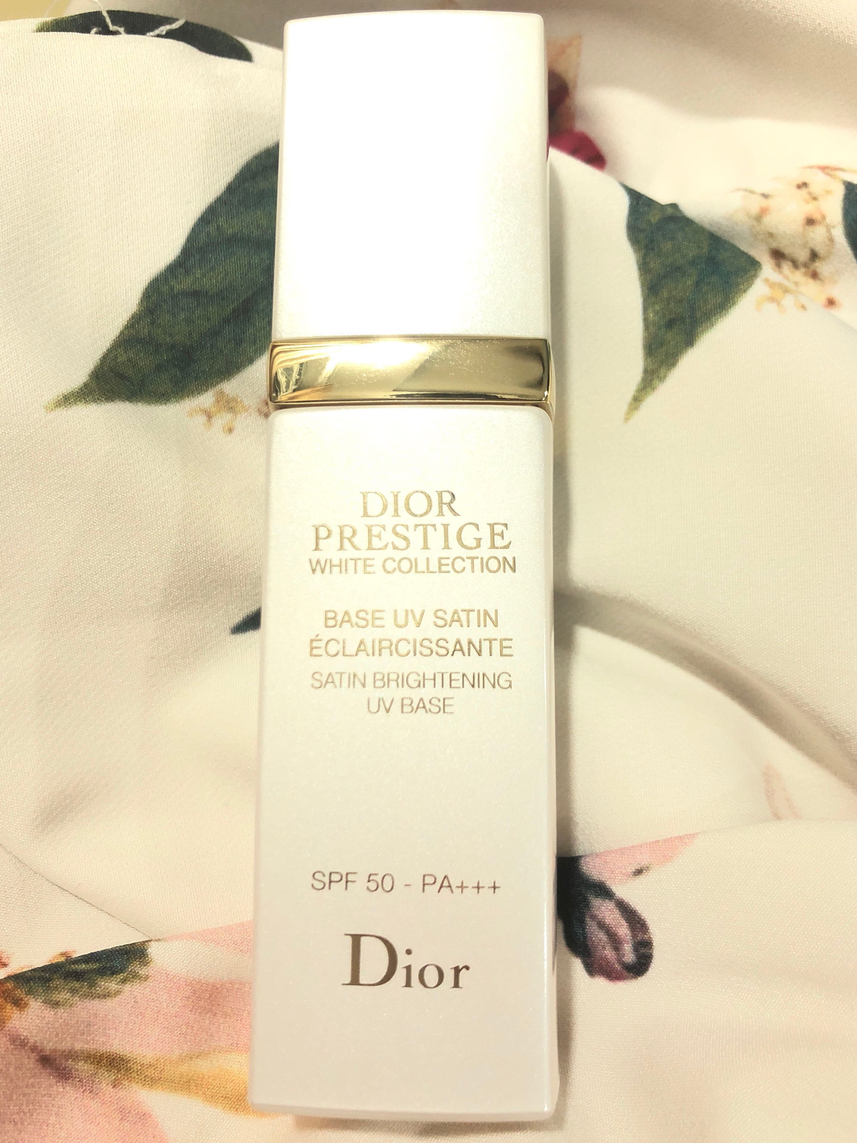 Dior Prestige white collection Satin brightening UV base reserved
