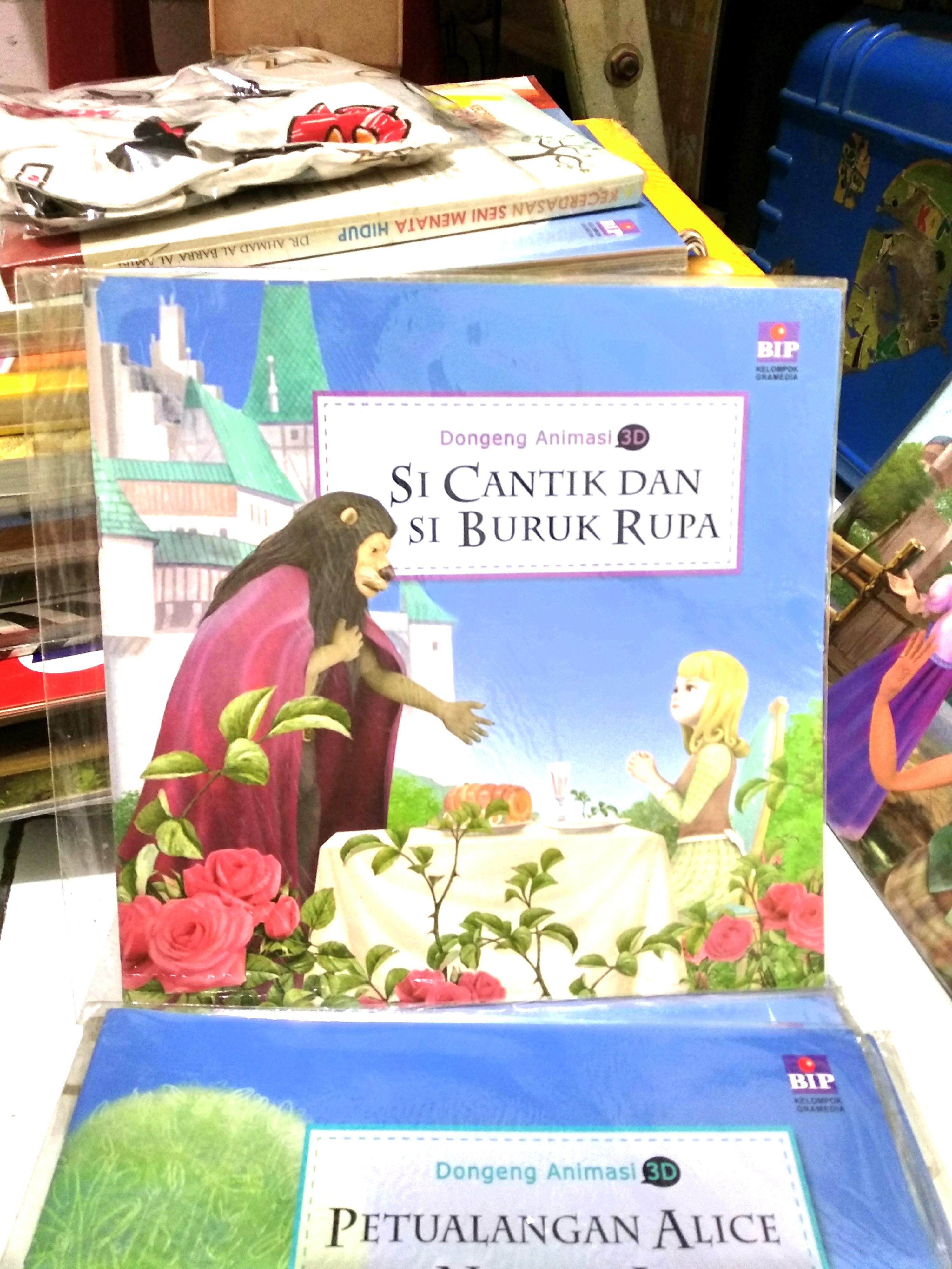 Dongeng Animasi 3dimensi Si Cantik Dan Si Buruk Rupa Buku Alat Tulis Buku Anak Anak Di Carousell