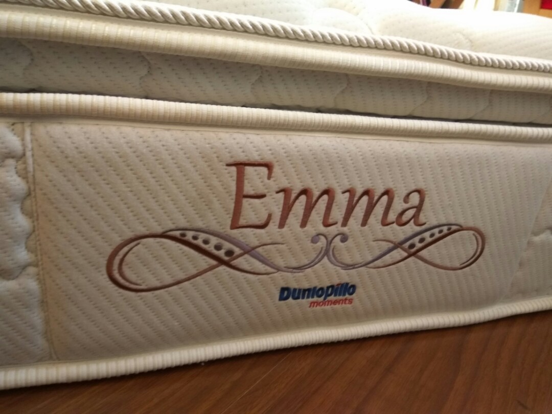 dunlopillo "emma" queen size, Furniture & Home Living, Furniture, Bed