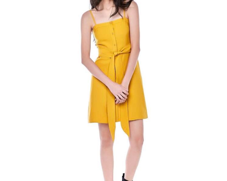 Editors maket mustard dress, Women's Fashion, Dresses & Sets, Dresses