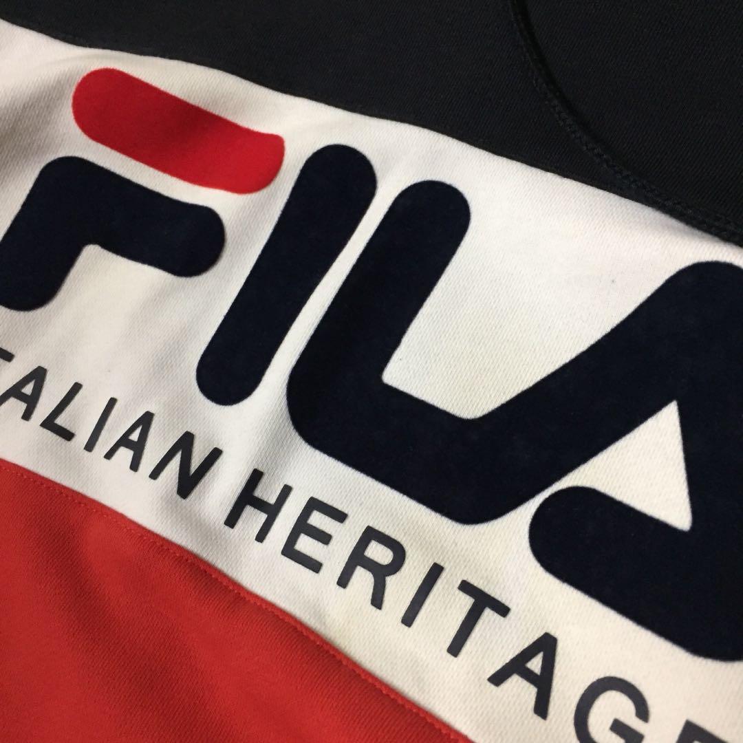 Fila italian heritage hoodie Women s Fashion New Undergarments Loungewear on Carousell