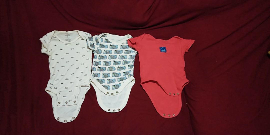 Free Mail Bundle Baby Rompers Clothes 3pcs Mix Size 0 6 Months