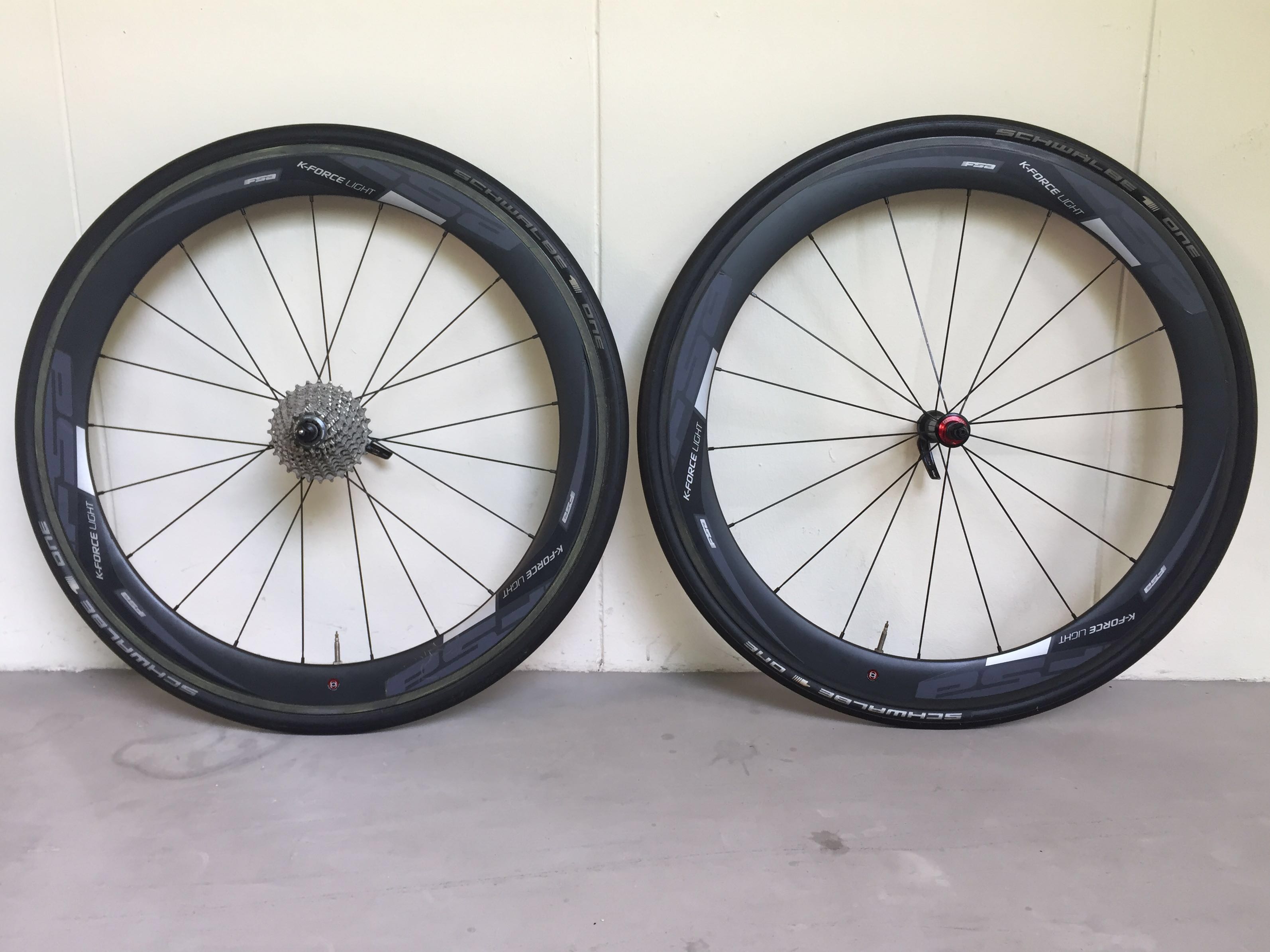 fsa k force light wheelset