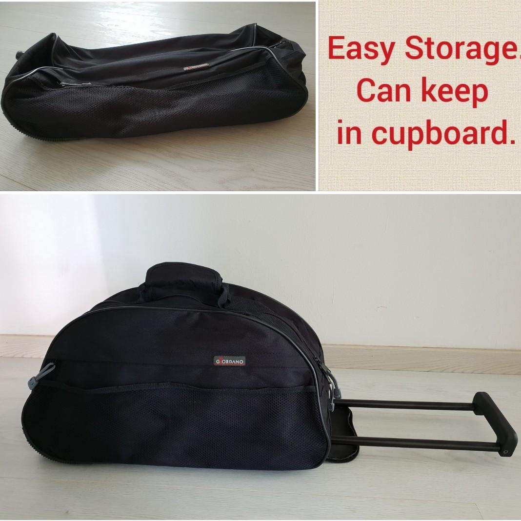 Giordano Trolley Hand Carry Cabin Small Luggage Bag with 2 wheels