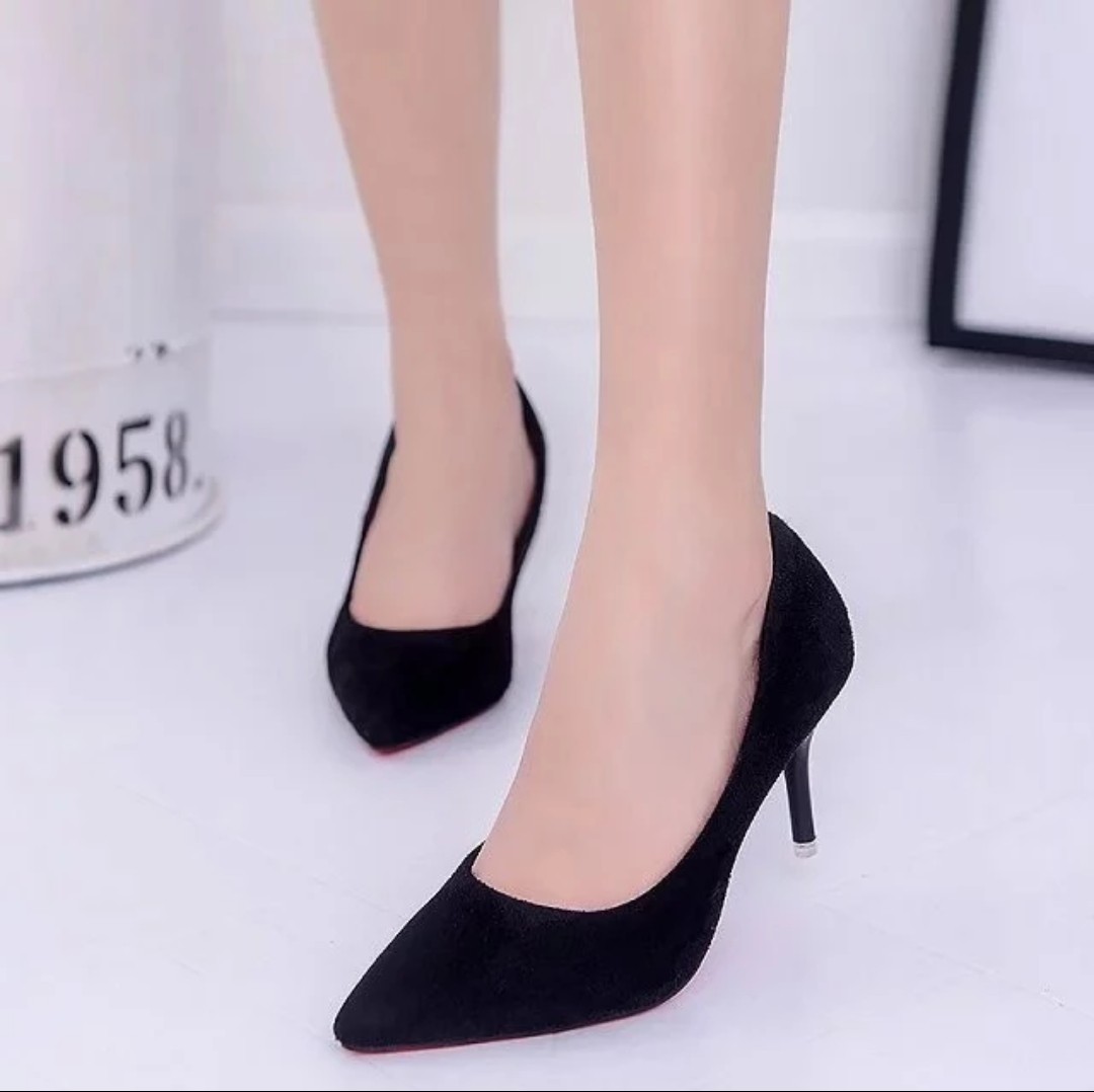 Girls high heels Korean wild pointed 
