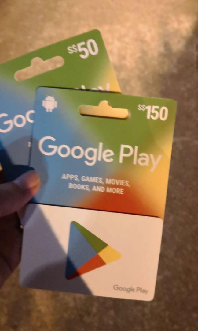 Google play store Card, Mobile Phones & Gadgets, Mobile & Gadget Accessories, Sim Cards on Carousell
