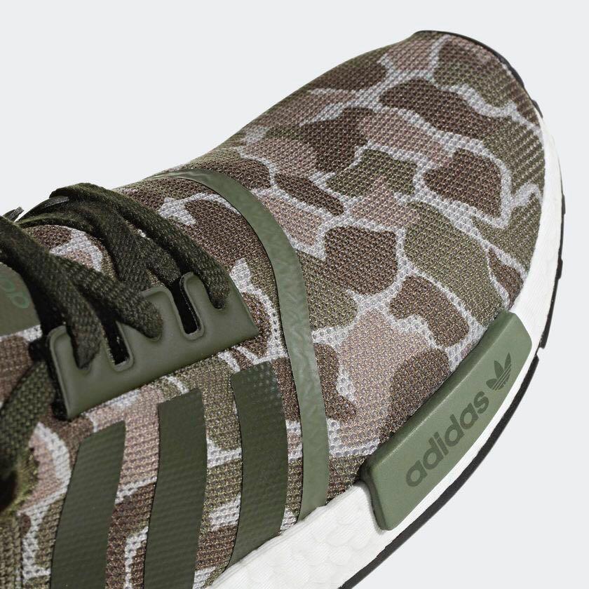 Guaranteed Authentic New Adidas NMD R1 shoe Camo sesame trace