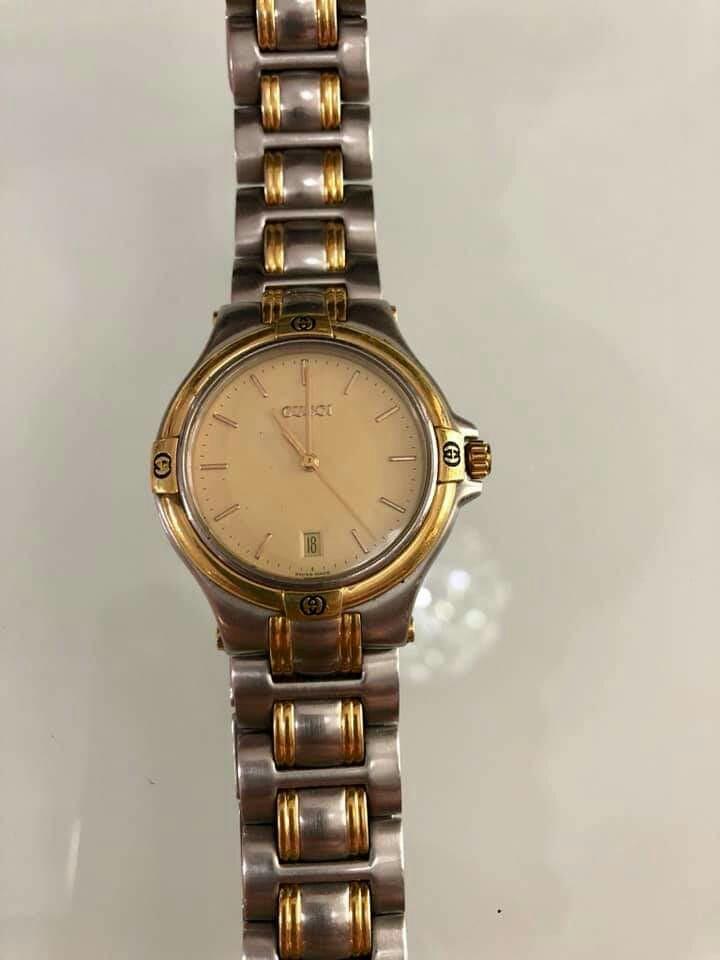 Gucci Authentic Mens 9040M Quartz Watch, Luxury, Watches on Carousell