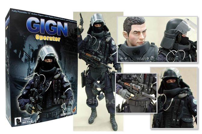 Hottoys MMS 1/6 DX12 Military GIGN Operator Assault TEAM