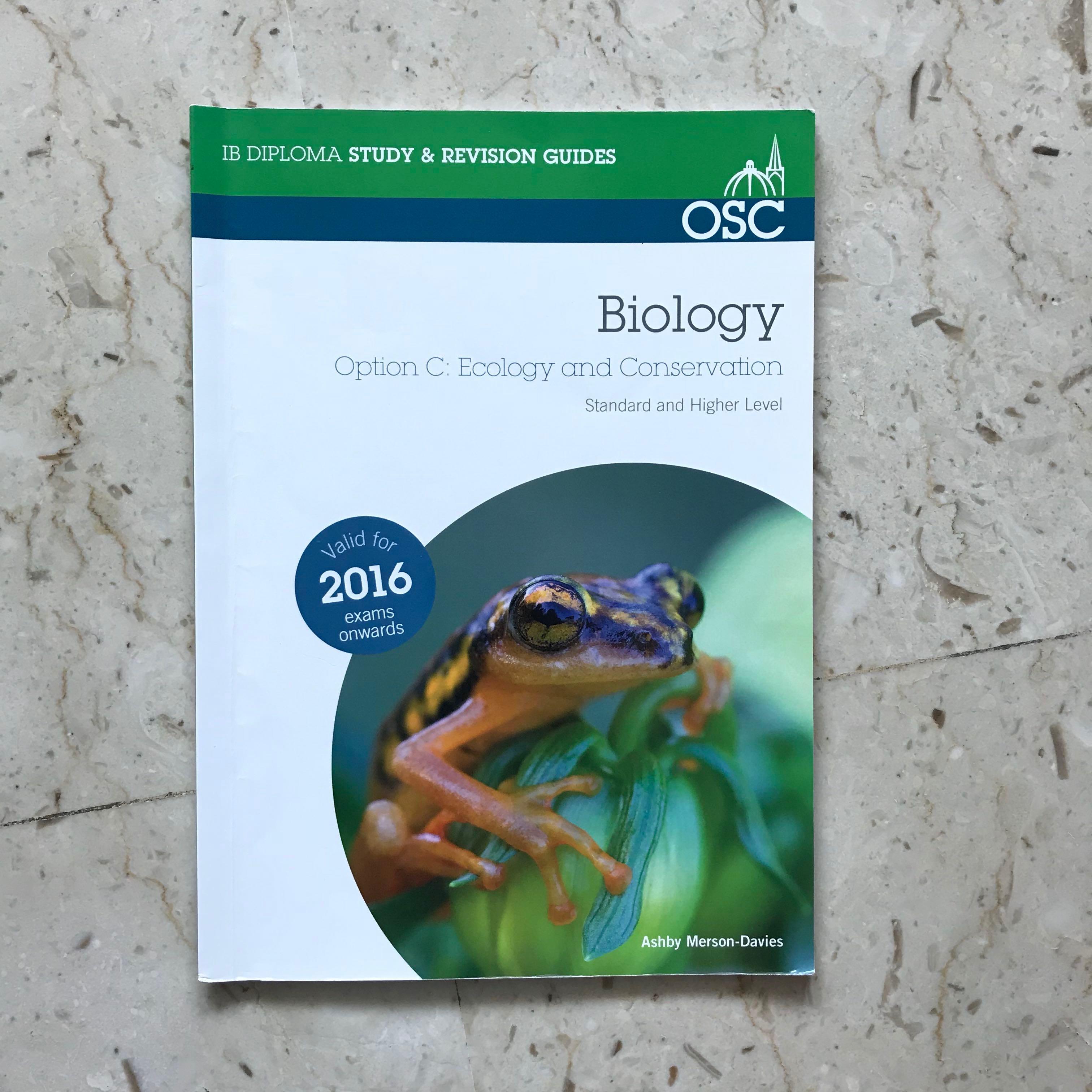Ib Biology Option C Ecology And Conservation Study - 