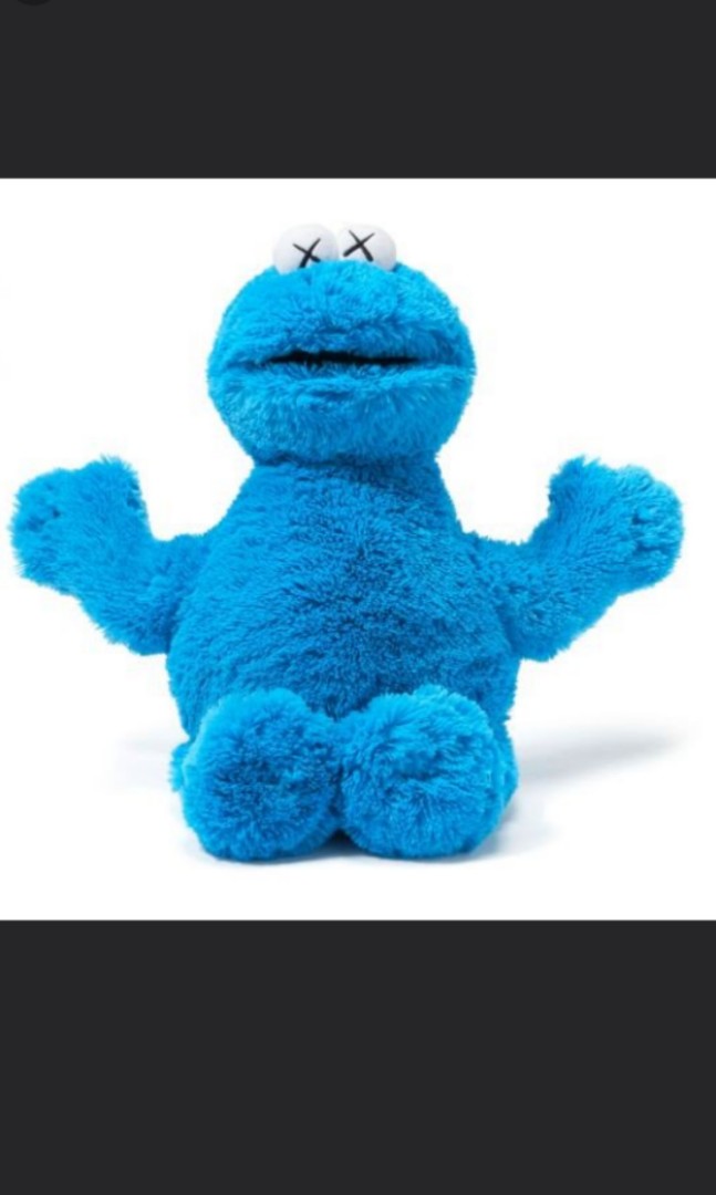 Cookie monster sale kaws plush
