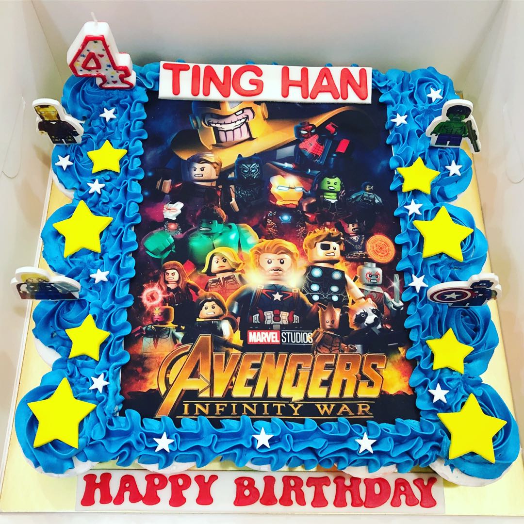 Lego Avengers Pullapart Cupcakes Cake Food Drinks Baked Goods On Carousell