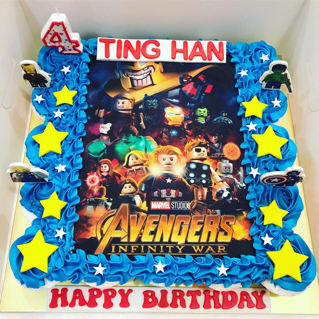Lego Avengers Pullapart Cupcakes Cake Food Drinks Baked Goods On Carousell