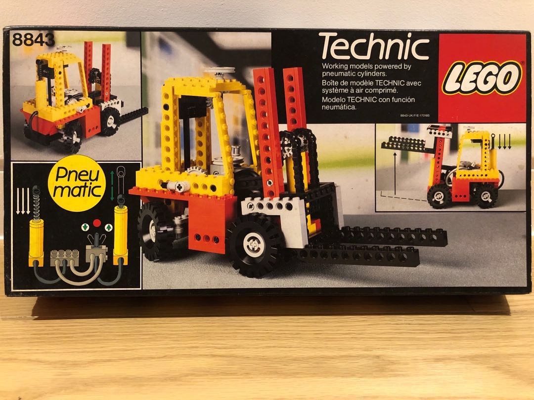 Lego technic forklift best sale 8843
