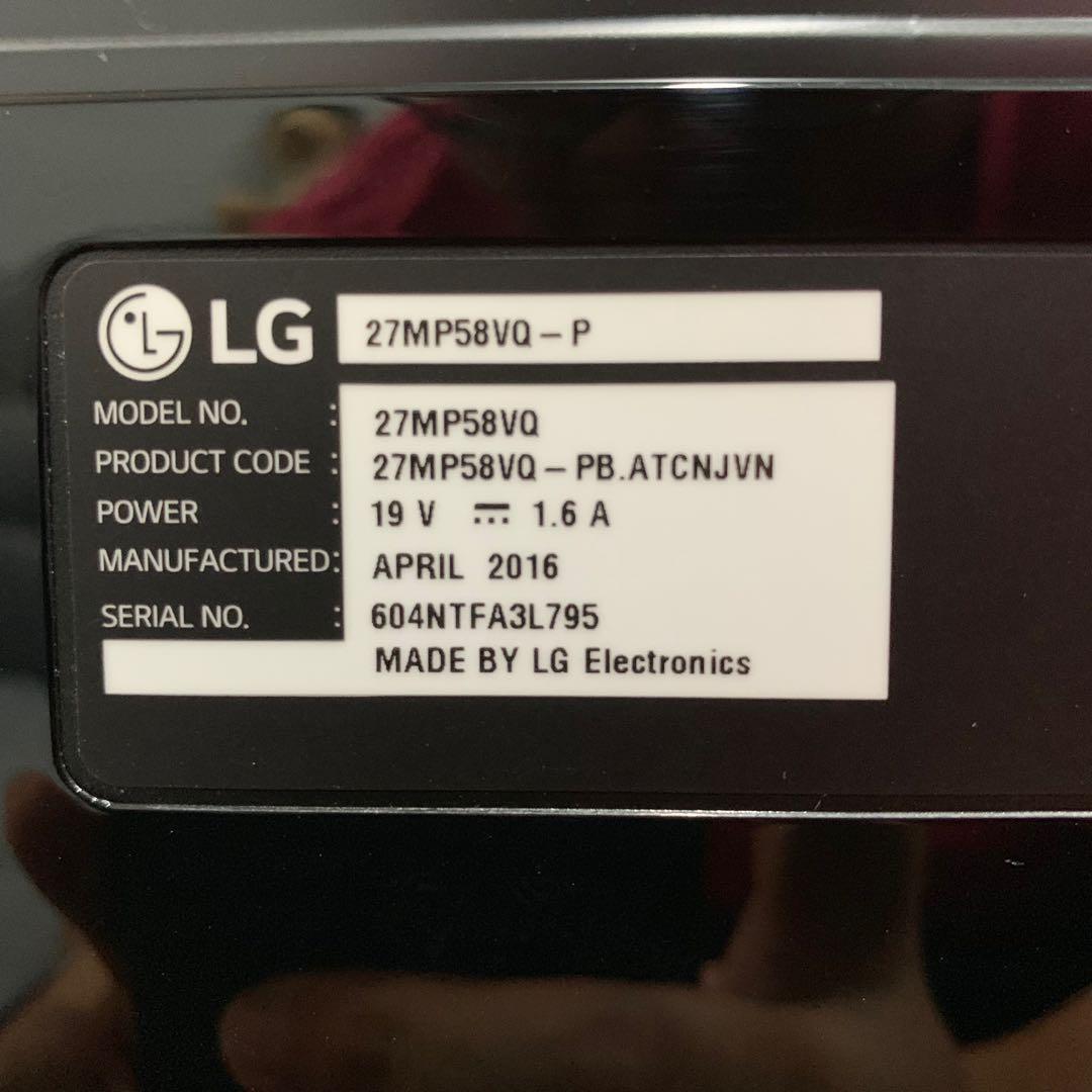 LG 27 Inch Full HD IPS Monitor 