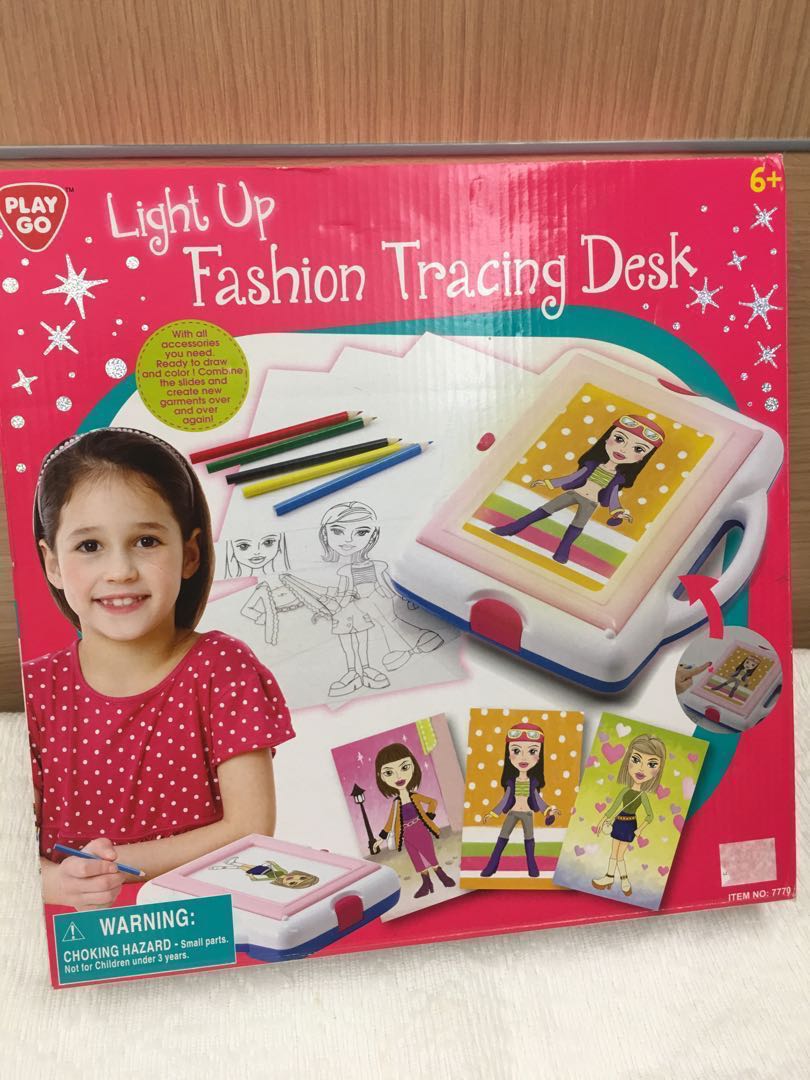 Light Up Fashion Tracing Desk Toys Games Toys On Carousell