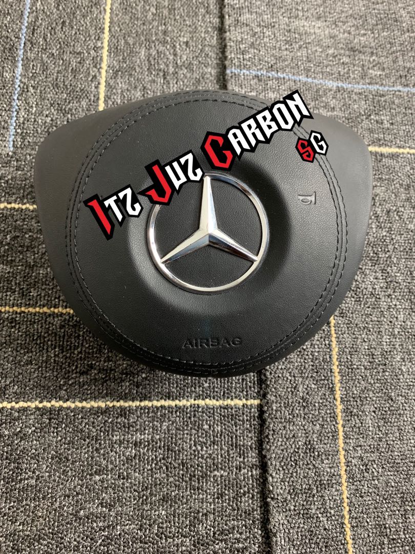 Mercedes leather airbag wrap, Car Accessories, Accessories on Carousell