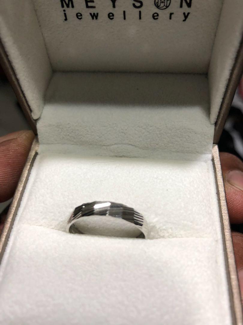 Meyson shop platinum ring