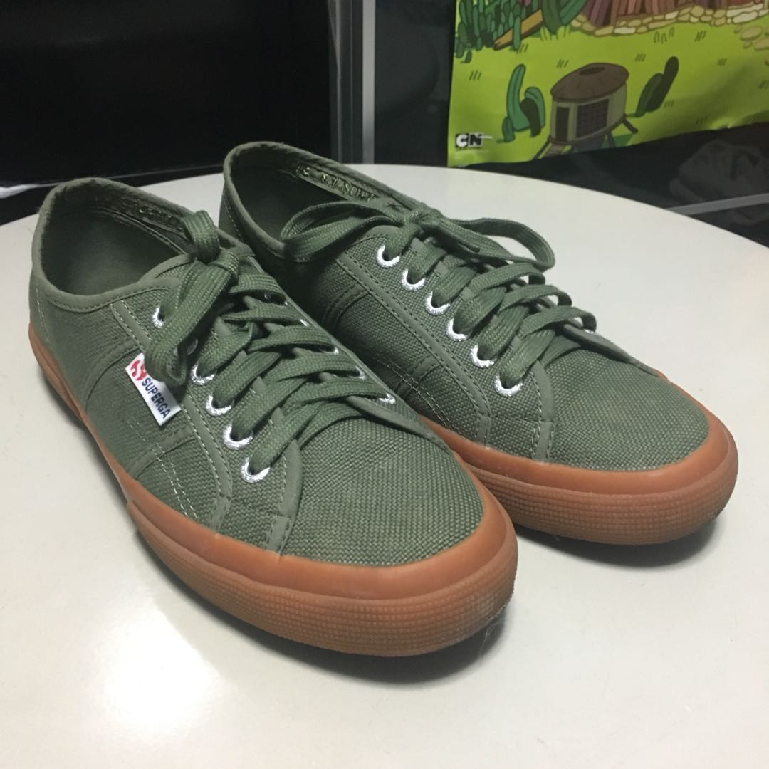 superga shoes green