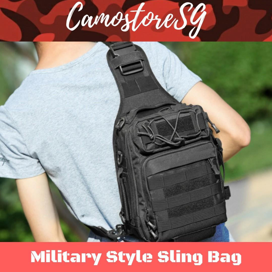 military style sling bag