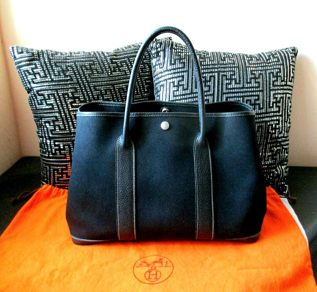 Original Hermes Garden Party Bag 30, Luxury, Bags & Wallets on Carousell