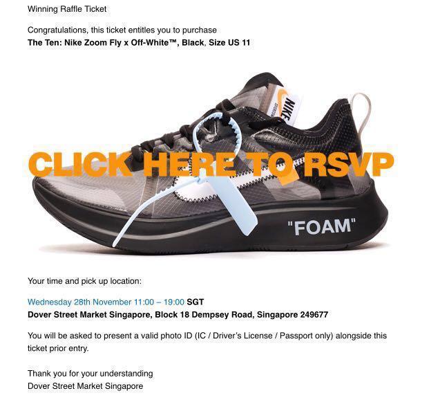 Raffle zoom clearance fly off white