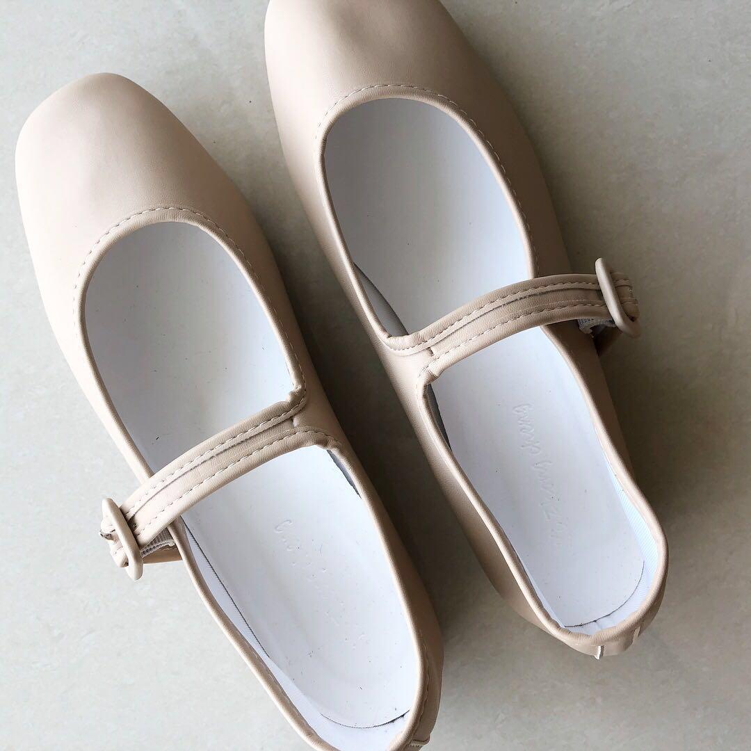 Nude Mary Jane Flats Women s Fashion Footwear Flats on Carousell