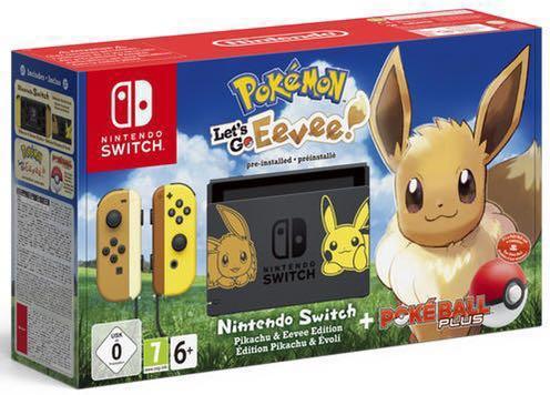 Pokemon let's go eevee switch sales bundle