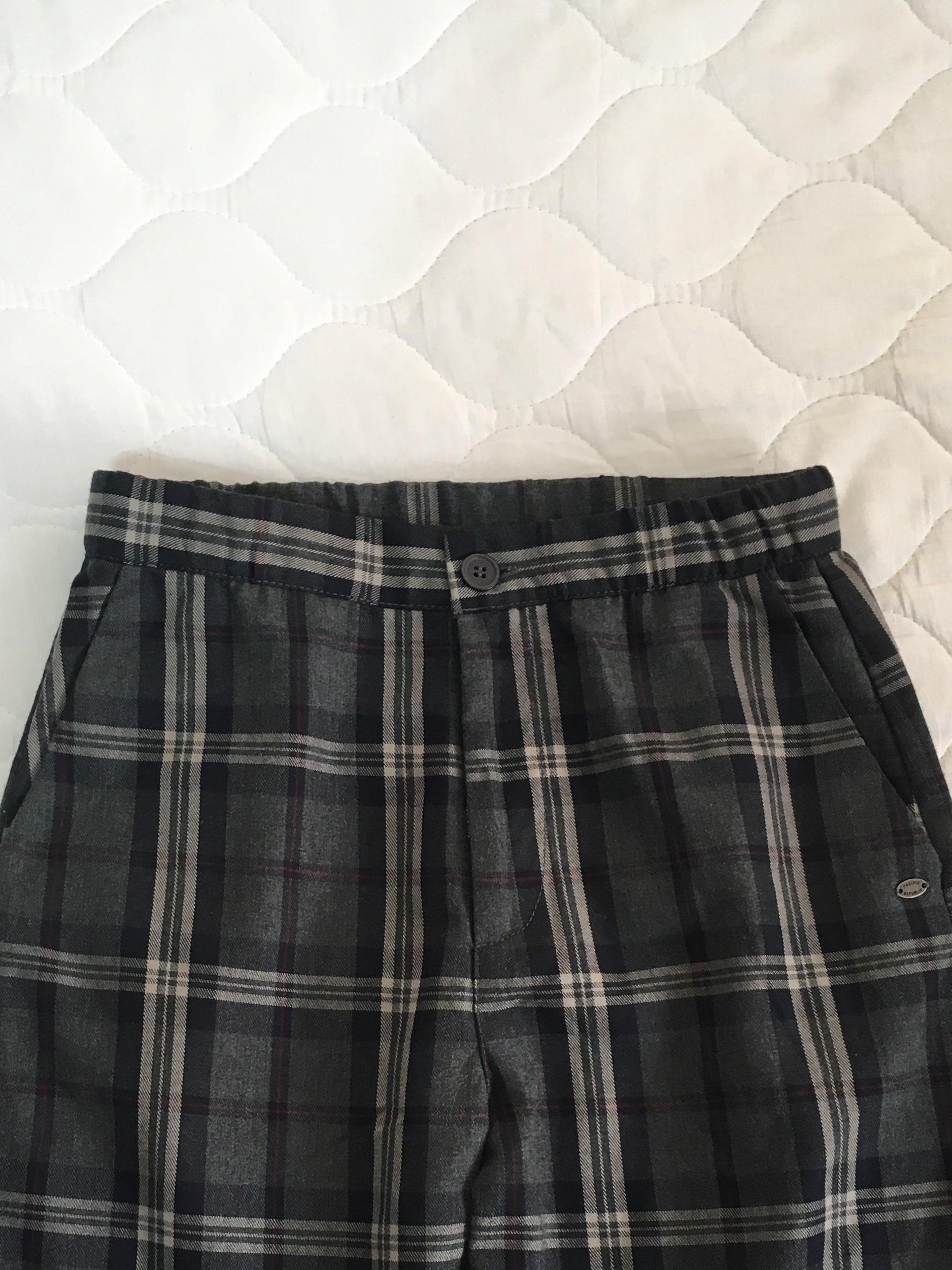 pull and bear plaid pants