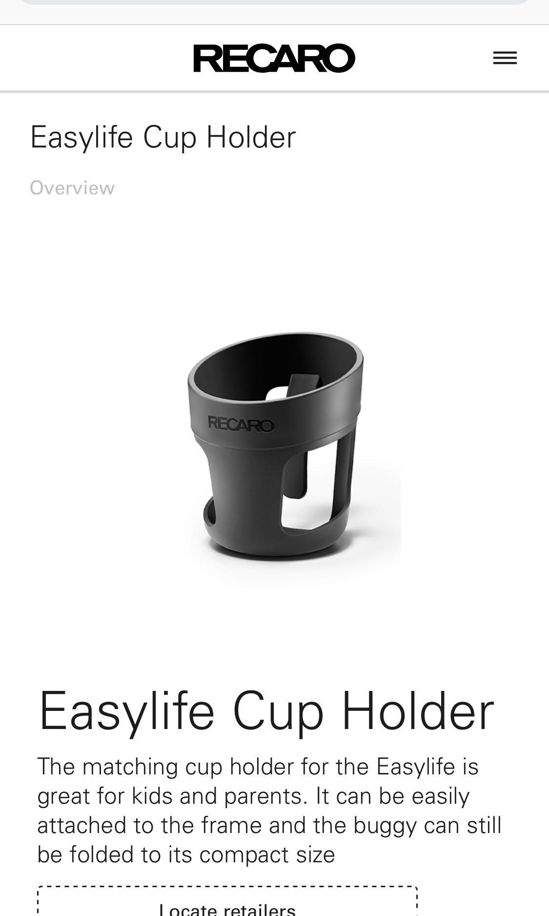 recaro easylife cup holder