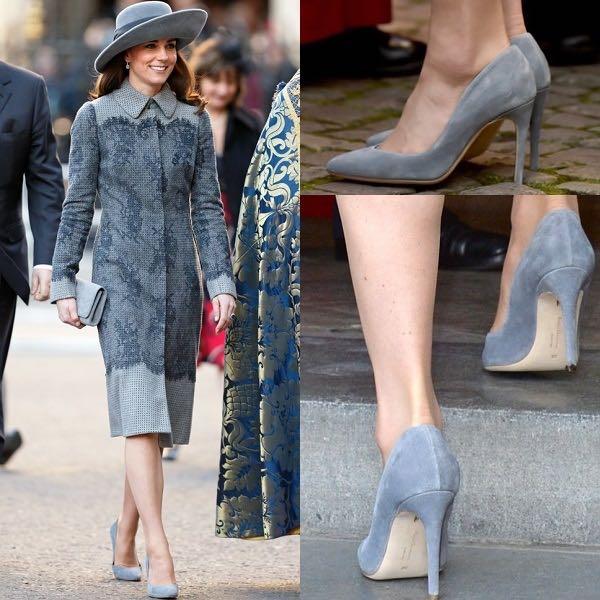Rupert Sanderson suede high heel pumps Kate Middleton