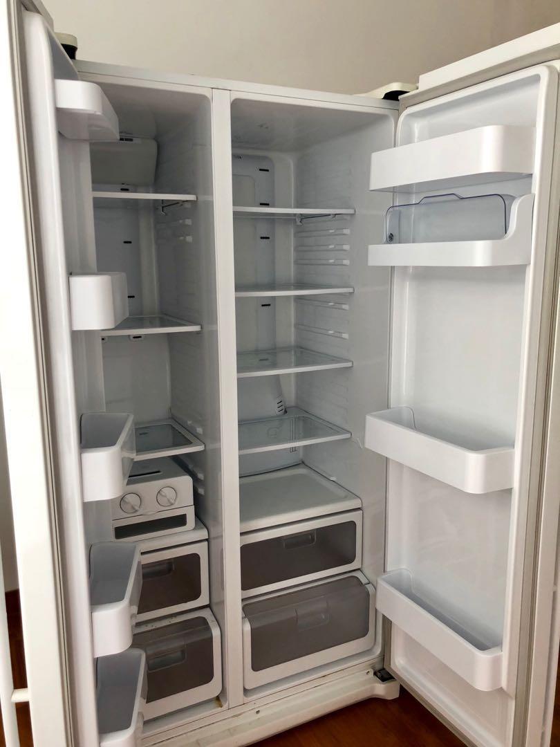 white side by side refrigerator for sale