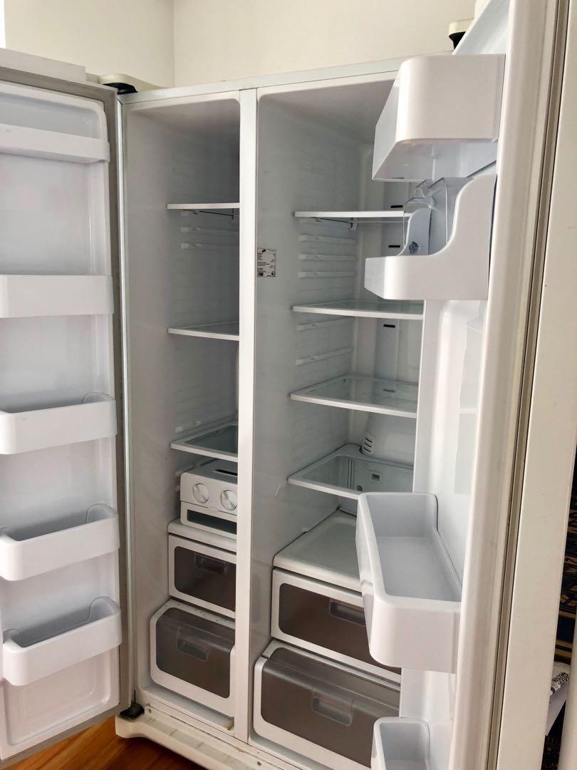 white side by side refrigerator for sale
