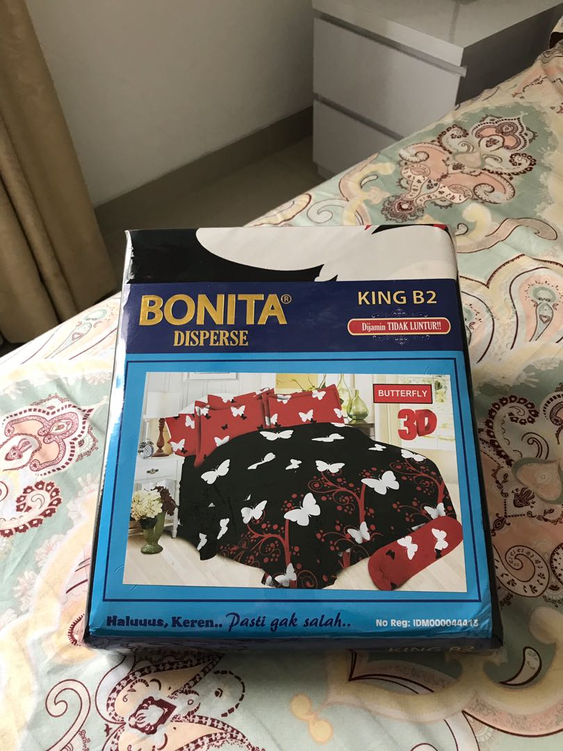 Sprei Bonita Disperse King B2 Home Furniture On Carousell