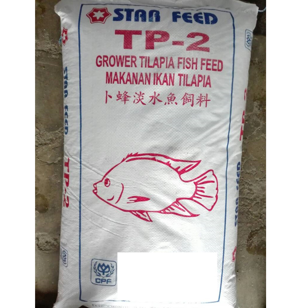 Star Feed TP2 Tilapia Fish Feed Makanan Ikan 20kg 28 Protein, Pet