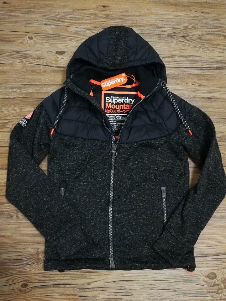 Superdry Mountain Jacket極度乾燥男sp衝鋒外套zip Hooded Jacket 男裝 外套及戶外衣服 Carousell