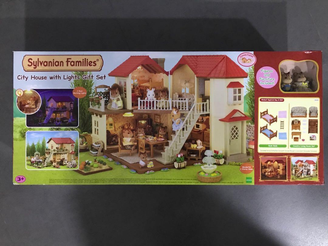 City house with lights gift set hotsell