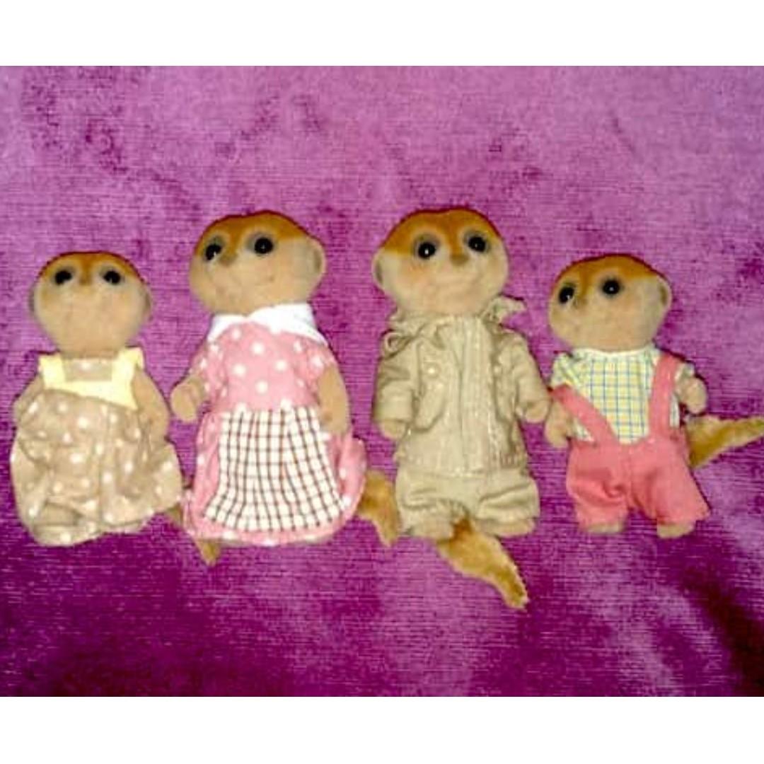 sylvanian families meerkat family