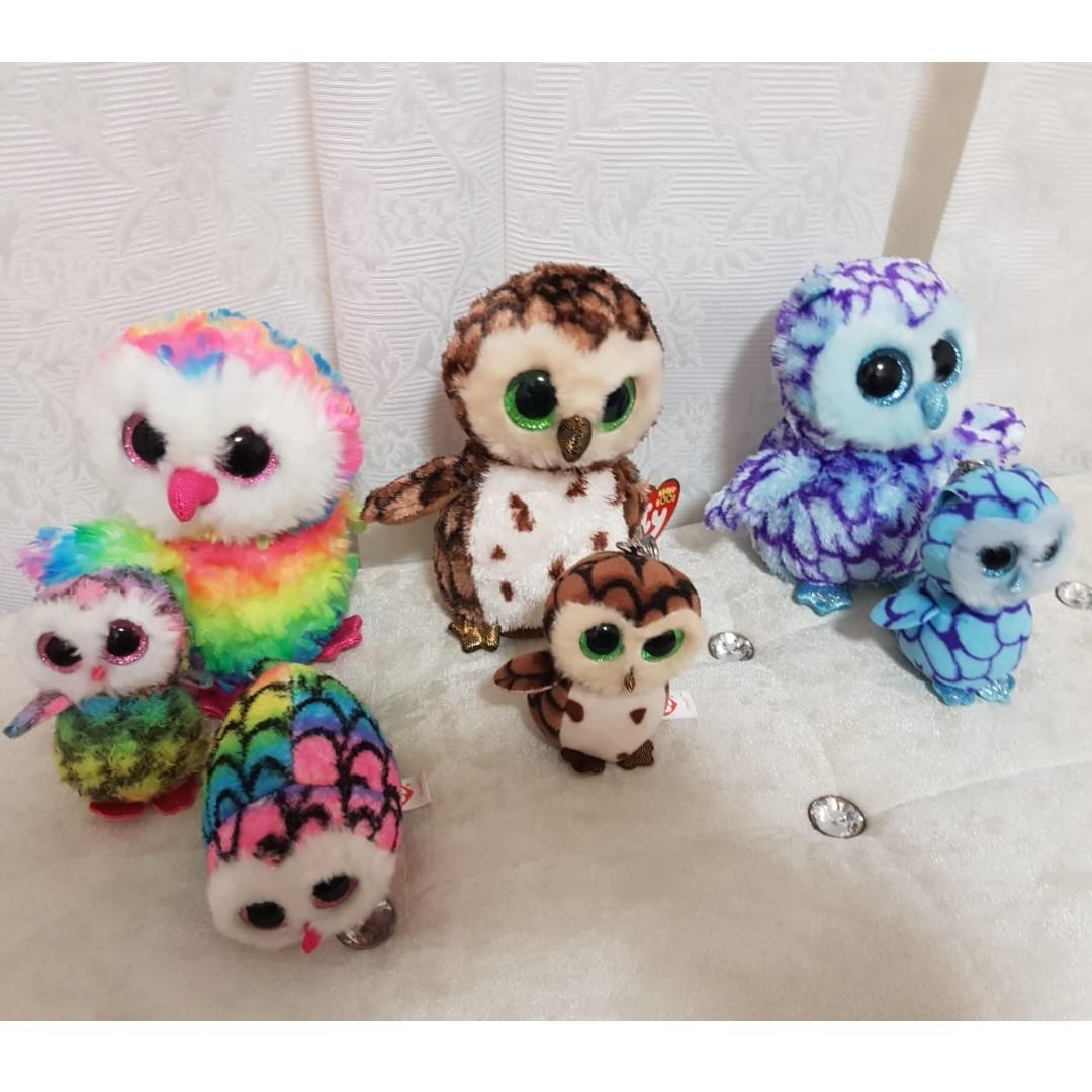 Aria (large) - Ty Beanie Boo owl