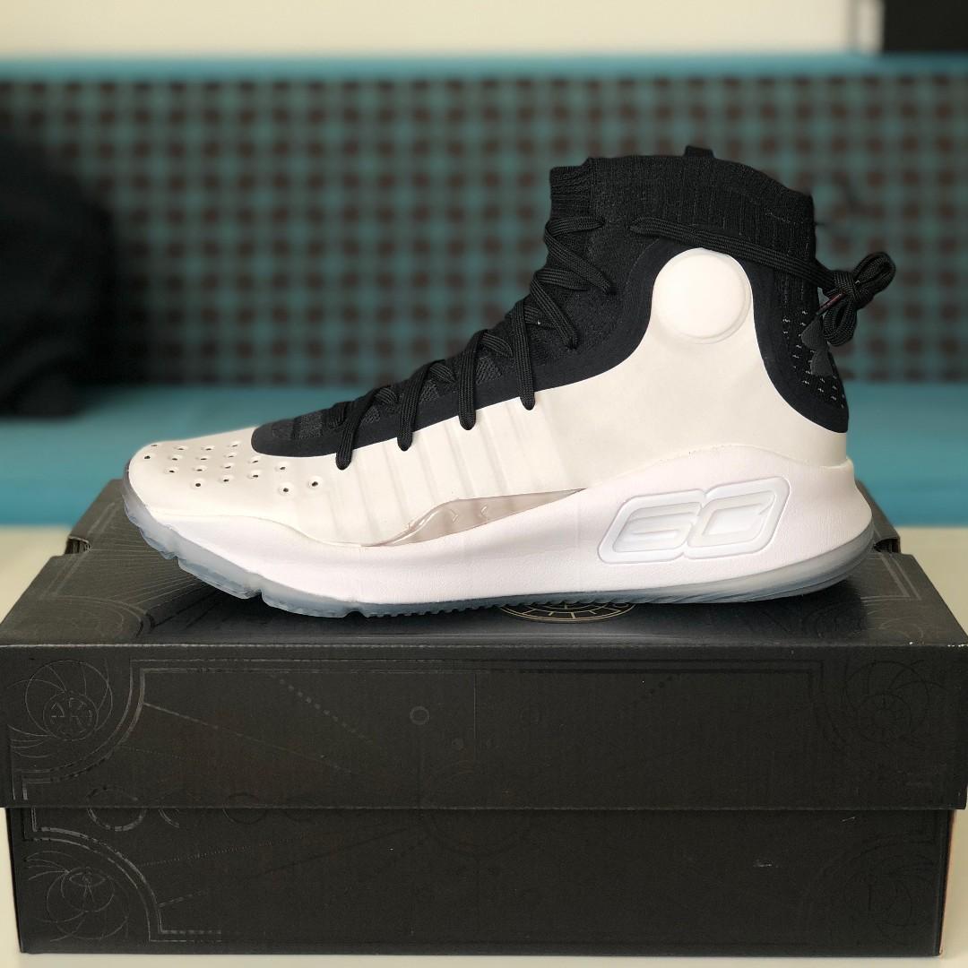 Under armour curry 4 white black 2025