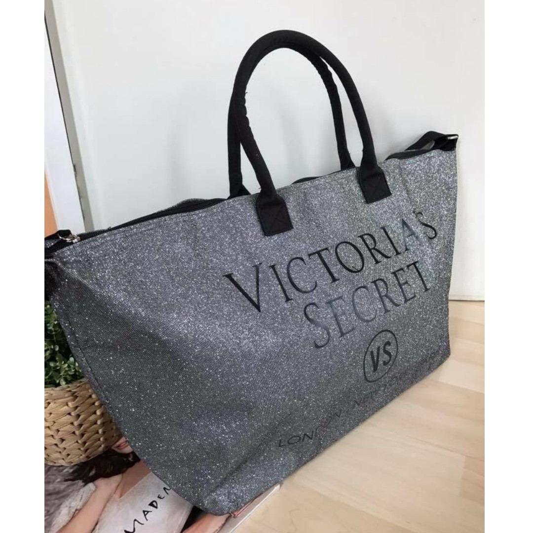 Victoria's Secret Glitter Large Tote Bag