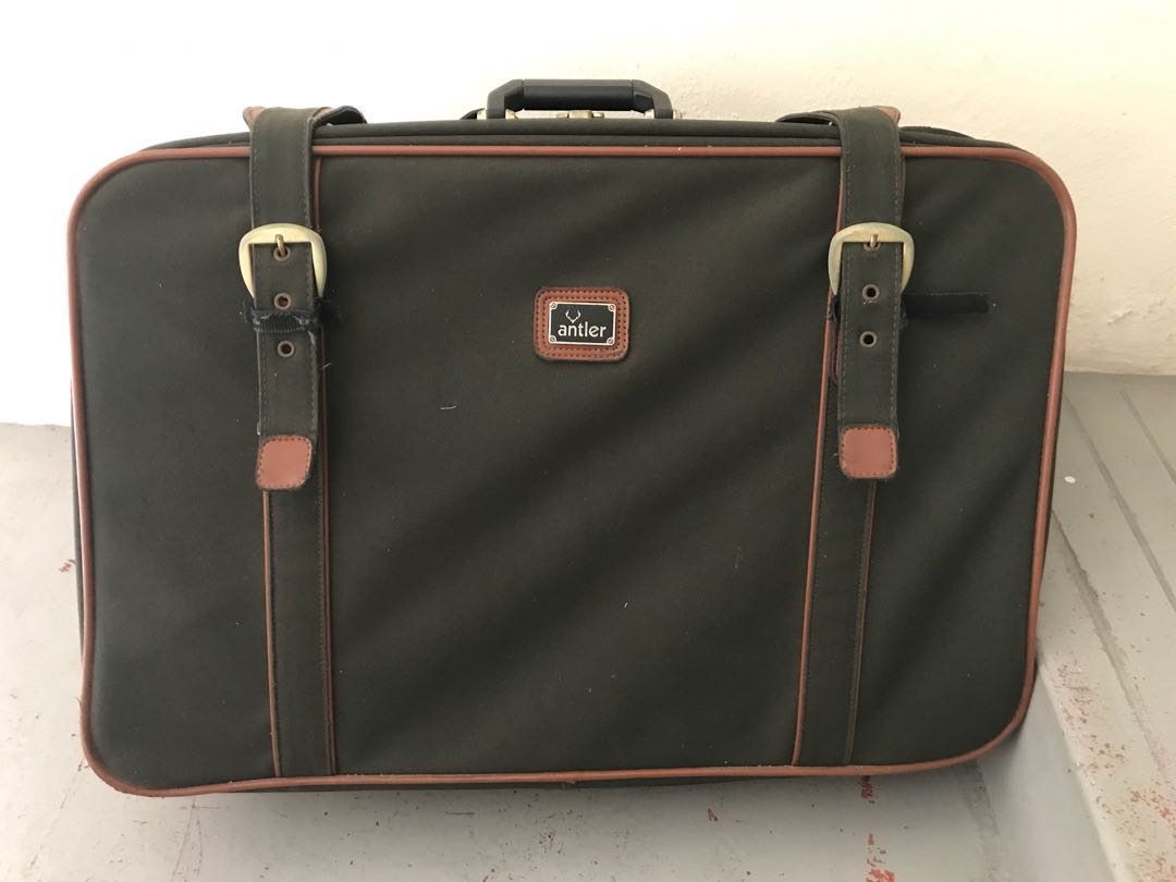 antler vintage suitcase