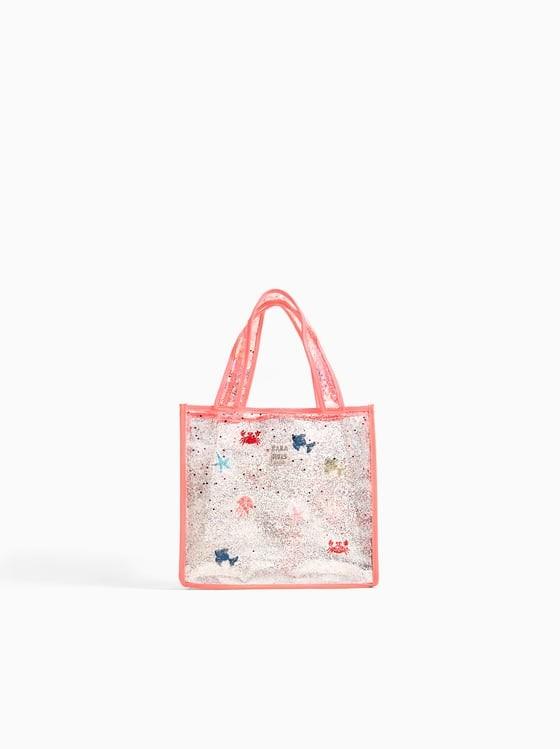 Zara Kids Transparent Tote Bag, Babies 
