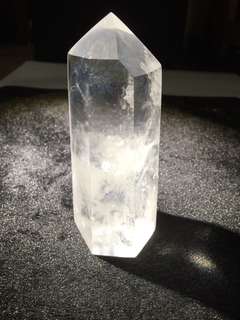 罕見藍針激光水晶六角柱64235657302018110