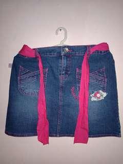 Mini jins skirt