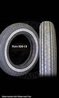 Vintage classic tyres for HD various models & other makes